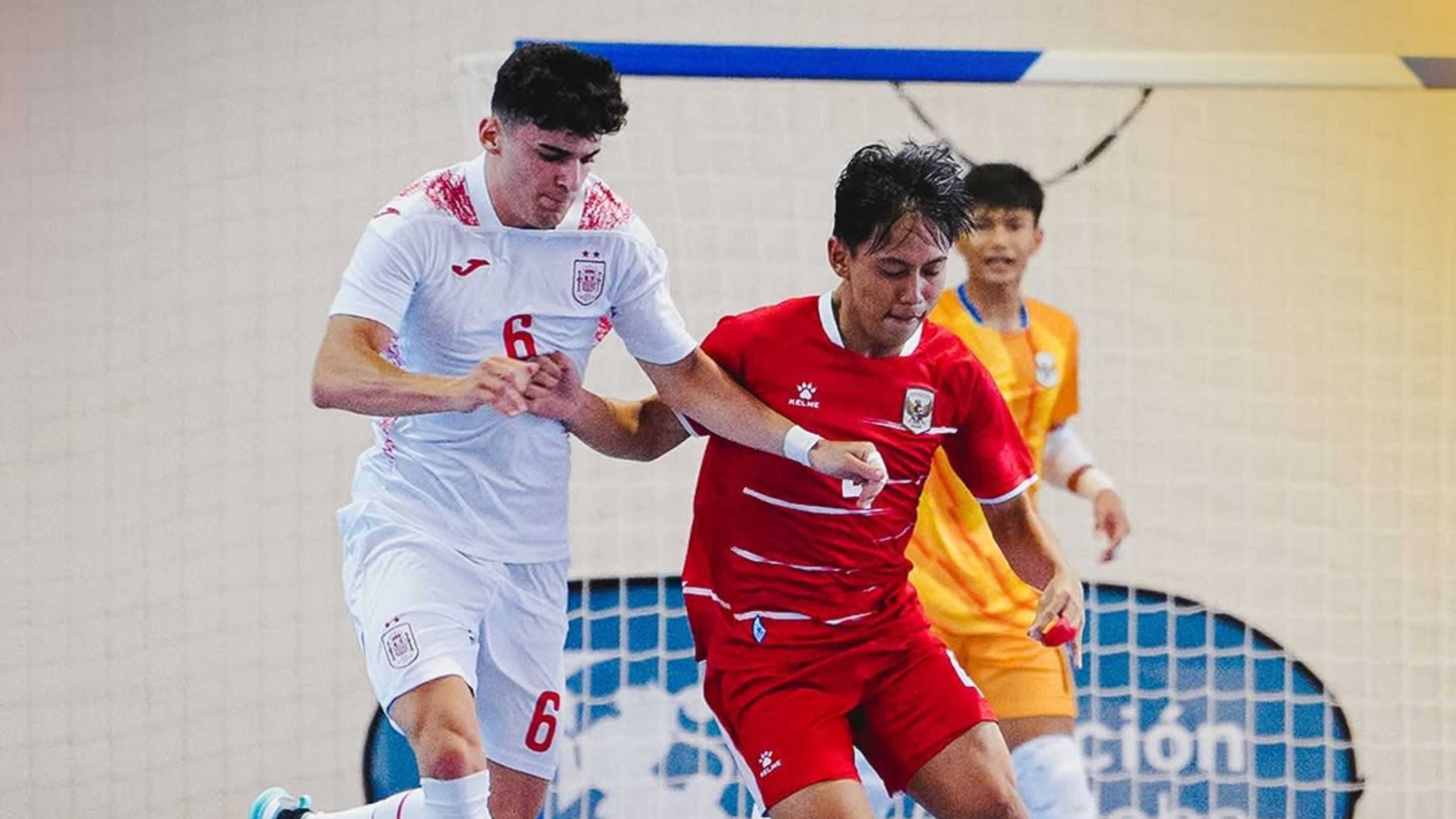 Spanyol Taklukkan Garuda Muda 4-0 di Laga Perdana Torneo VI Nations U17 Futsal